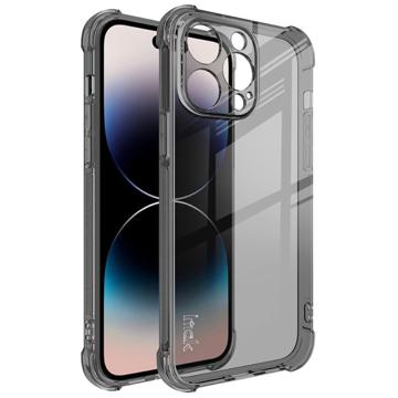 Imak Drop-Proof iPhone 14 Pro TPU Hoesje - Zwart / Doorzichtig