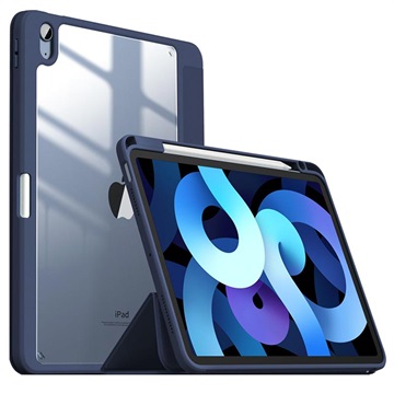 Infiland Crystal iPad Air (2020) Folio Case - Blauw