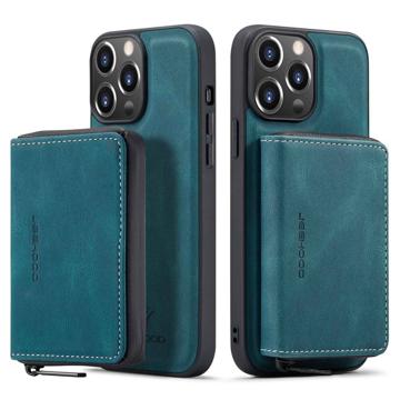 Jeehood Afneembaar 2-in-1 iPhone 14 Pro Hoesje met Portemonnee - Blauw