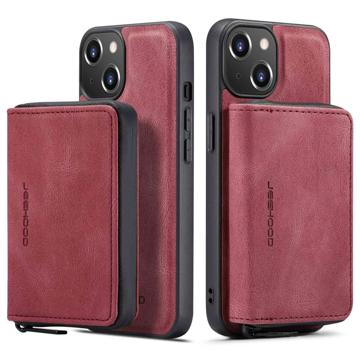 Jeehood Afneembaar 2-in-1 iPhone 14 Plus Hoesje met Portemonnee - Rood