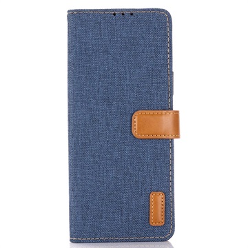 Jeans Series Sony Xperia 1 III Wallet Case - Donkerblauw