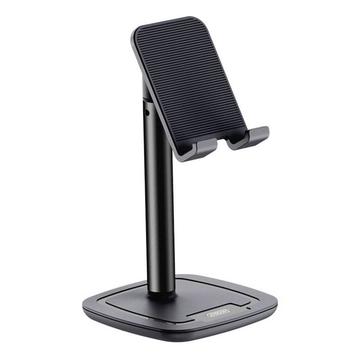 Joyroom - Universele Telefoon houder - Metalen Telefoon of Tablet standaard - In hoogte verstelbaar - Zwart