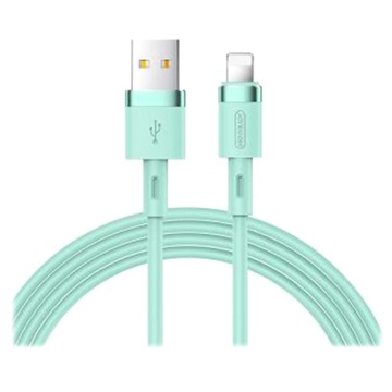 Joyroom Vloeibare Siliconen Lightning Kabel - 1.2m - Groen