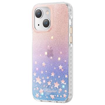 Kingxbar Heart Star iPhone 14 Plus Hybride Hoesje - Kleurrijke