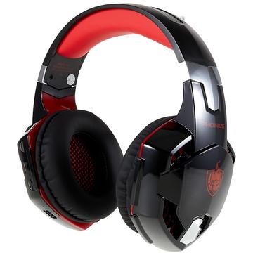 KOTION EACH G2000BT Stereo gaming-headset Ruisonderdrukking via het oor hoofdtelefoon met afneembare microfoon - Rood