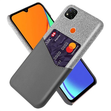 KSQ Xiaomi Redmi 9C, Redmi 9C NFC-hoes met kaartvak - grijs