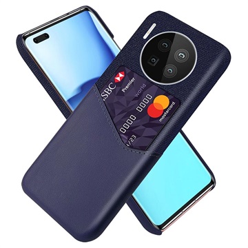 KSQ Huawei Mate 40 Pro Hoesje met Kaartvak - Blauw