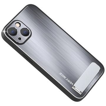 Very Nice Series iPhone 14 Hybride Hoesje - Zilver