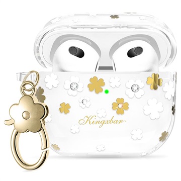 Kingxbar Lucky Series AirPods 3 TPU-hoesje - Klaver