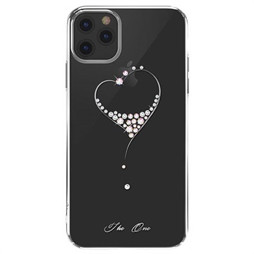 Kingxbar Wish Series iPhone 11 Pro Max Swarovski Case - Zilver