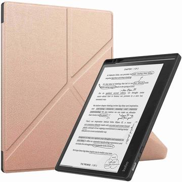 Kobo Elipsa 2E Origami standaard foliohoes - Rose Gold