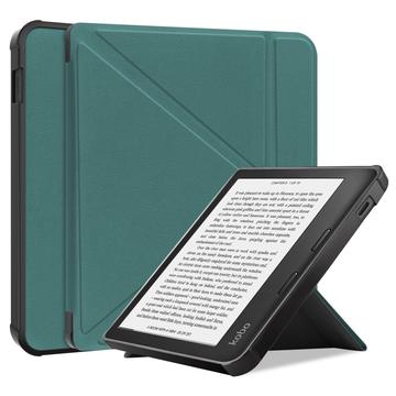 Kobo Libra 2 Origami Stand Folio-hoes - Groen