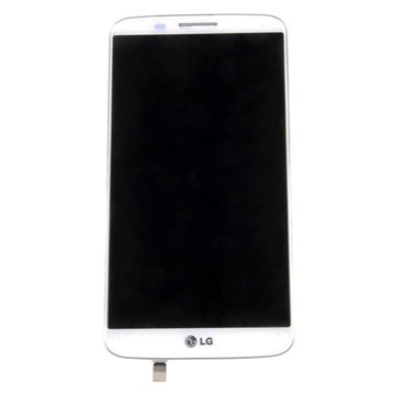 LG G2 Front Cover & LCD Display - Wit