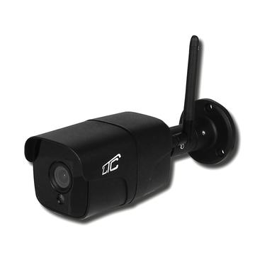 LTC Vision LXKAM38 IP-bulletcamera voor buiten met alarmfunctie - PTZ WiFi&LAN, IP66 - Zwart