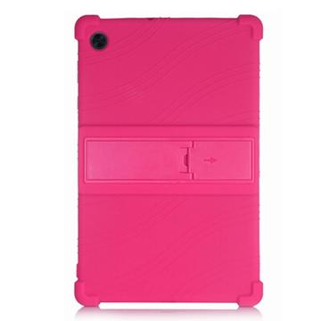 Lenovo Tab M10 Gen 3 Silicone hoesje met kickstand - Hot Pink