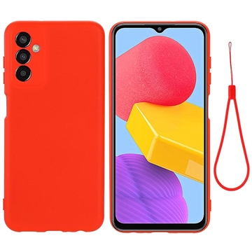 Samsung Galaxy F13 Vloeibare Siliconen Hoesje - Rood