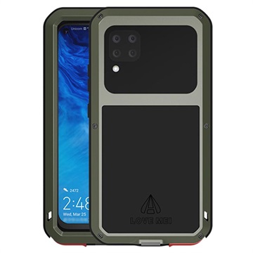 Love Mei Powerful Huawei P40 Lite Hybrid Case - Legergroen