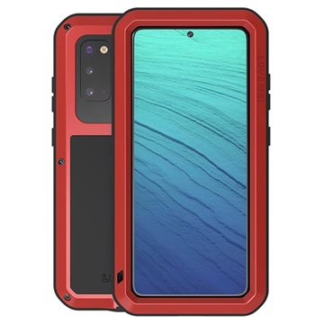 Love Mei Krachtige Samsung Galaxy S20 Hybrid Case - Rood