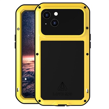 Love Mei Powerful iPhone 13 Hybrid Case - Geel