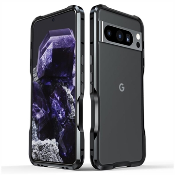 Google Pixel 8 Pro Luphie metalen bumper - zwart