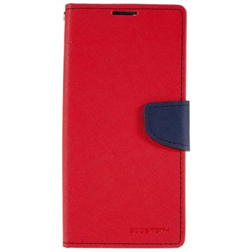 Mercury Goospery Fancy Diary Samsung Galaxy S23 Ultra 5G Portemonnee Hoesje - Rood