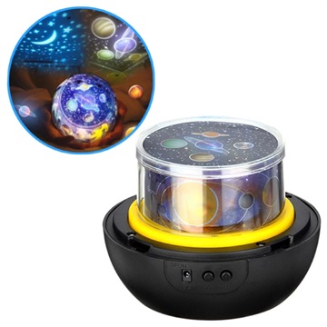 Magic Universe LED Projector / Nachtlampje - Zwart