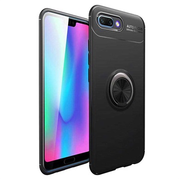 Huawei Honor 10 Magnetische Ring Grip / Standaard Case - Zwart