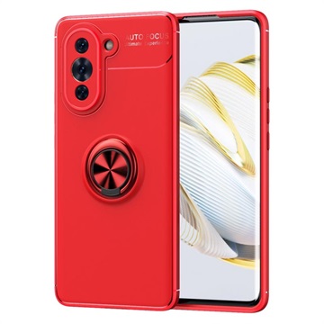 Huawei Nova 10 Pro Magneet Ringgrip Hoesje - Rood