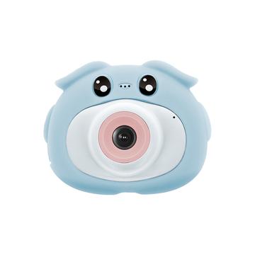 MaxLife - MXKC-100 - Digitale Kindercamera - Schokbestendig Fototoestel voor Kinderen - Vlog Camera - USB Oplaadbaar - Blauw