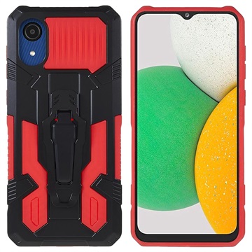 MechWarrior Project Samsung Galaxy A03 Core Hybrid Cover - Zwart