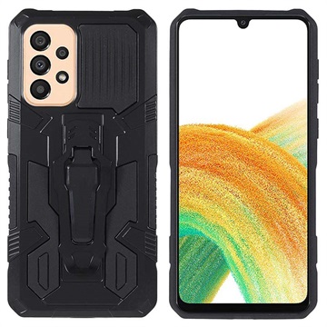 MechWarrior Project Samsung Galaxy A33 5G Hybrid Cover - Zwart