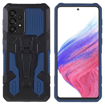 MechWarrior Project Samsung Galaxy A53 5G Hybrid Case - Blauw / Zwart