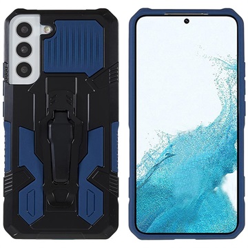 MechWarrior Project Samsung Galaxy S22+ 5G Hybrid Cover - Blauw / Zwart