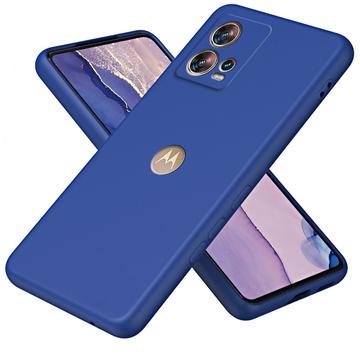 Motorola Edge 30 Fusion Liquid Silicone Hoesje - Blauw