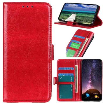 Motorola Moto E32 Wallet Case met Magnetische Sluiting - Rood