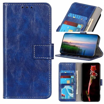 Motorola Moto G 5G Wallet Case met Magnetische Sluiting - Blauw