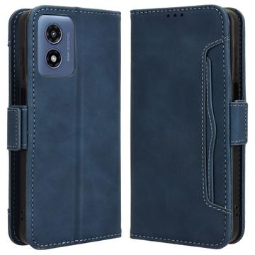 Motorola Moto G Play (2024) Cardholder Series Portemonnee Hoesje - Blauw