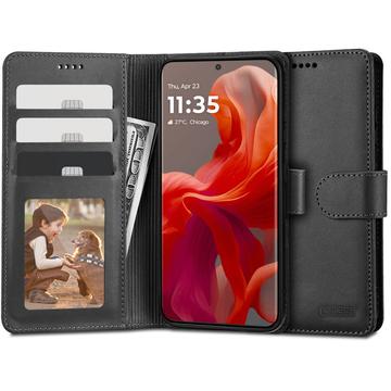 Motorola Moto G85 Tech-Protect Portemonnee Hoesje met Magneet & Standaard - Zwart