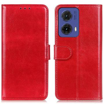 Motorola Moto G85 Portemonnee Hoesje met Magnetische Sluiting - Rood