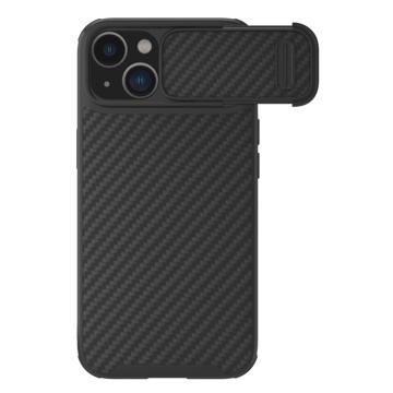 Nillkin Synthetic Fiber S iPhone 14 Hybride Hoesje - Zwart