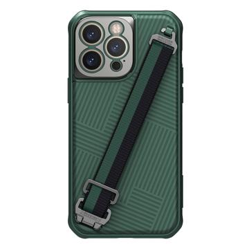 Nillkin Strap Magnetic iPhone 14 Pro Max Hybride Hoesje - Groen