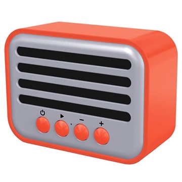 NewRixing NR-102 Retro Bluetooth Speaker - 5W - Oranje