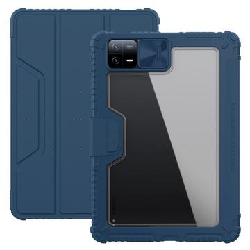 Xiaomi Pad 6/Pad 6 Pro Nillkin Bumper Smart Folio Case - Blauw / Transparant