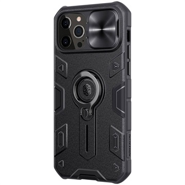 Nillkin CamShield Armor iPhone 12/12 Pro Hybrid Case - Zwart