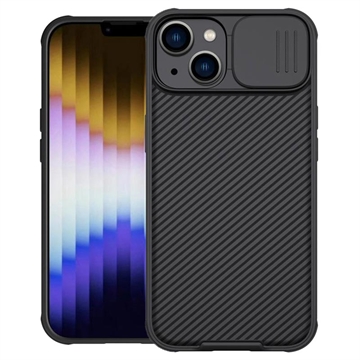 Nillkin CamShield Pro Magnetic iPhone 14 Plus Hybrid Case - Zwart