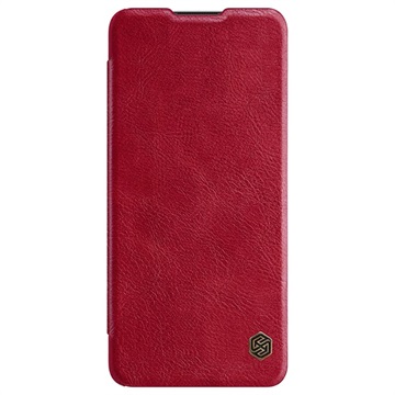 Nillkin Qin OnePlus 8T Flip Case met Kaartsleuf - Rood