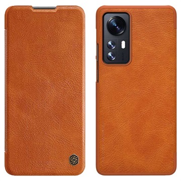 Nillkin Qin Xiaomi Redmi Note 11T 5G/Poco M4 Pro 5G Flip Case - Bruin