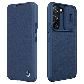 Nillkin Qin Pro Samsung Galaxy S22+ 5G Flip Case - Blauw