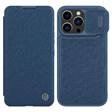 Nillkin Qin Pro Series iPhone 14 Pro Max Flip Case - Blauw