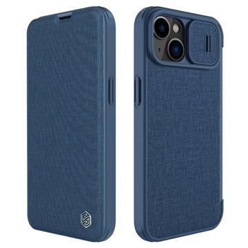 Nillkin Qin Pro iPhone 14 Plus Flip Case - Blauw